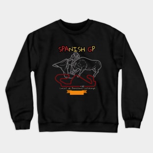 Spanish Grand Prix, Formula 1, Barcelona, Catalunya Crewneck Sweatshirt